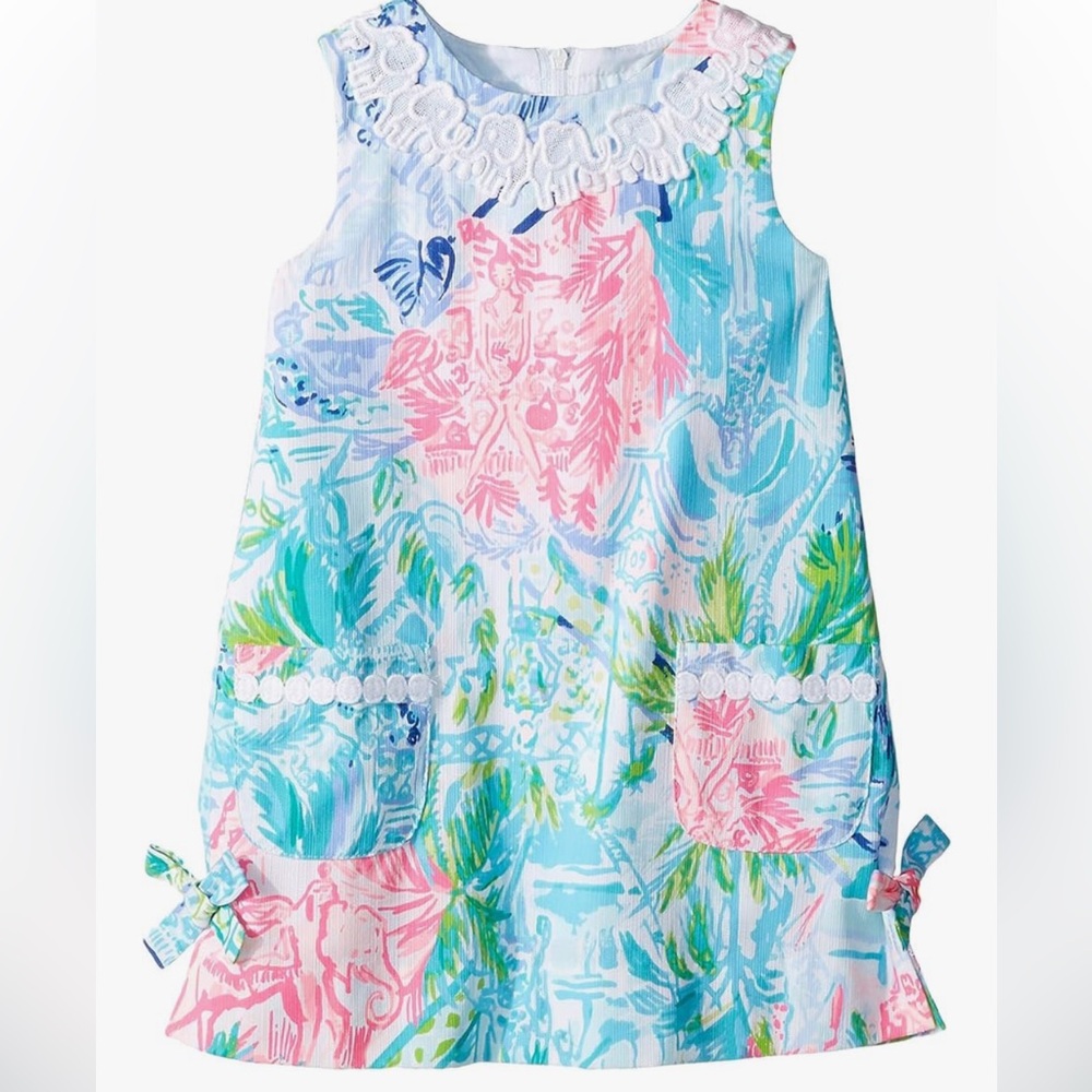 Lilly Pulitzer Girls Classic Shift Multi Bohemian Queen